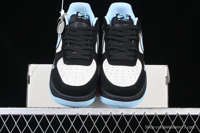 Nike Air Force 1 '07 Low Supreme Collaboration Tiffany Blue Low-Top Casual Sneakers - DF0188-025