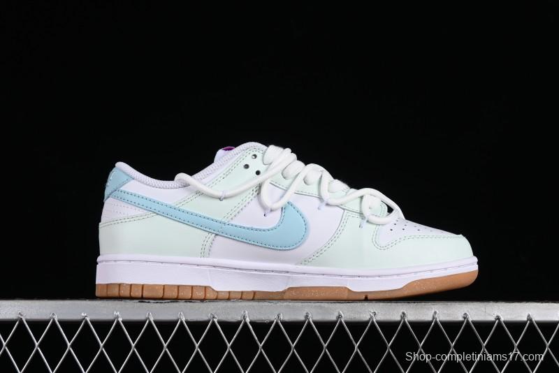 Nike Dunk Low Bubble Sea Salt SB Low-Top Casual Skate Shoes - FD9922-151