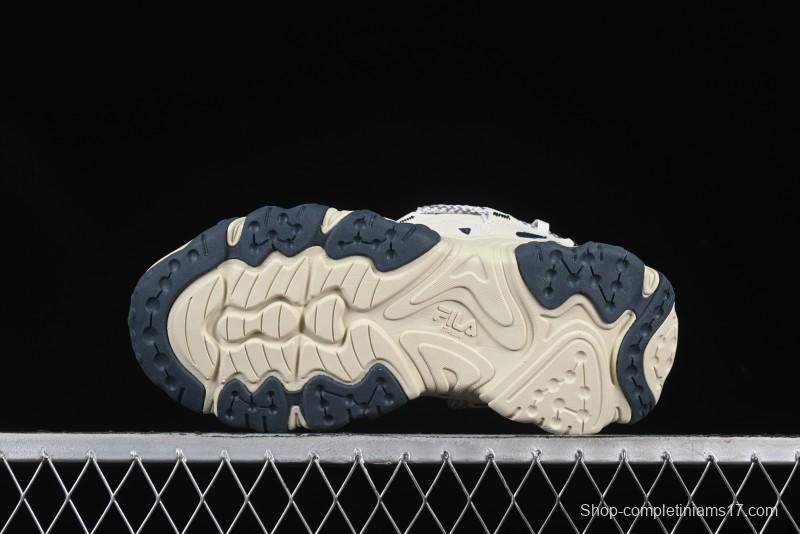 Fila Fusion Retro Mars Running Shoes with Lace-Up Design and Cushioned Sole - F12W432101FSH