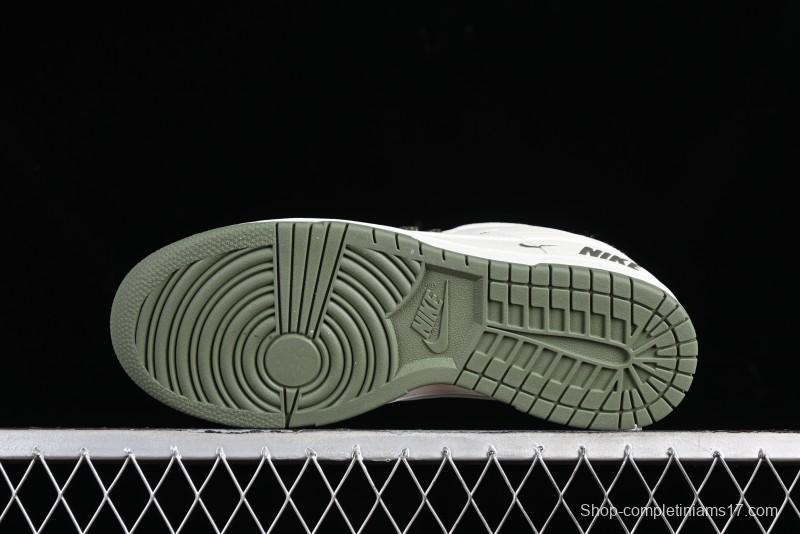 Nike SB Dunk Low Collaboration Triple Swoosh Military Green Low-Top Casual Skateboarding Shoes - NK5639-323