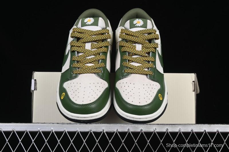 Nike SB Dunk Low Daisy Series Anniversary Customized Low-Top Casual Skate Shoes - DJ2024-072