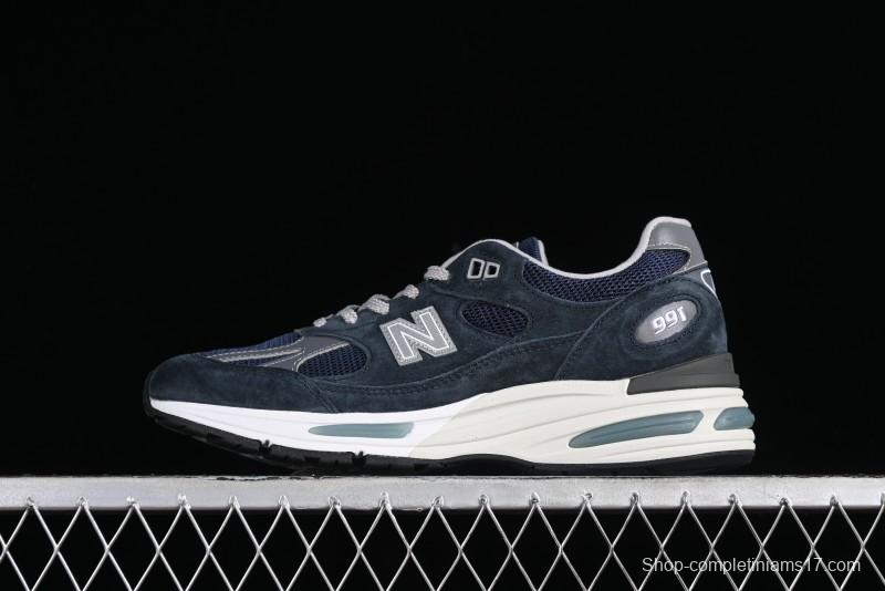 New Balance Made In USA 991 Series Classic Casual Dad Shoes Retro Running Sneakers - U991NV2