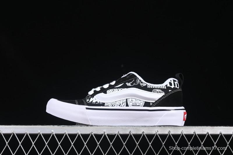 Vans Knu Skool Comfortable Fashion Slip-Resistant Wear-Resistant Low-Top Casual Sneakers - VN000CS0239
