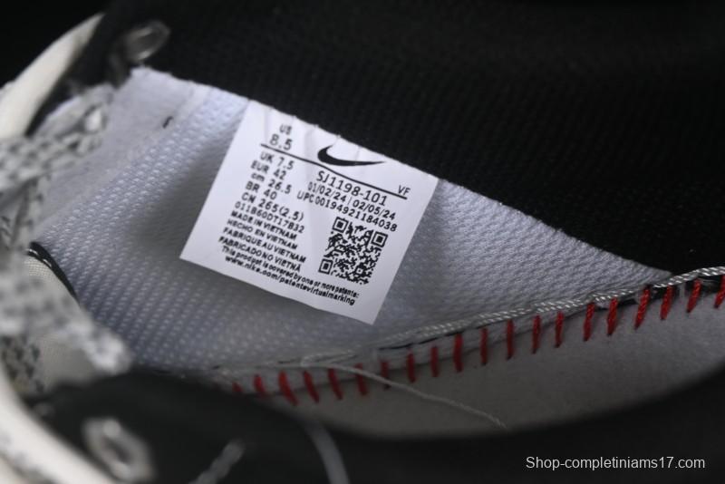 Nike Air Force 1 '07 Low The North Face Collaboration Suede Black Drawstring Casual Sneakers - SJ1198-101