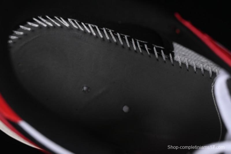 Nike Air Jordan 1 Low AJ1 White Red Black Hook Casual Sneakers - HQ6998-600