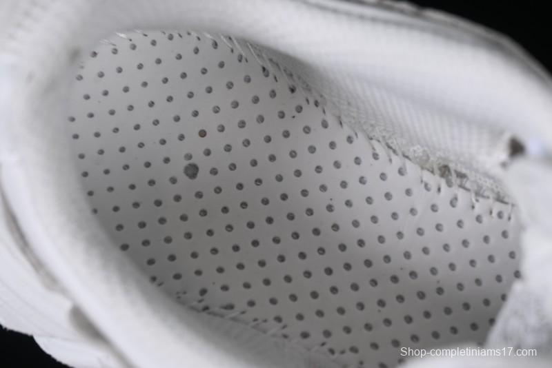 Balenciaga Monday Leather Round Toe Lace-Up Low-Top Lifestyle Sneakers - WDTSC9110