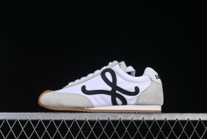 Loewe Ballet Runner 2.0 Sneakers Retro Style Low-Profile Casual Sports Shoes with Asymmetric Toe Design - Ballet Runner 2.0