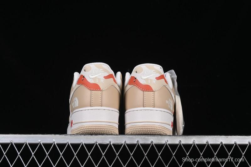Nike Air Force 1 '07 Low The North Face Collaboration Casual Sneakers in Milk Tea - DM6688-048