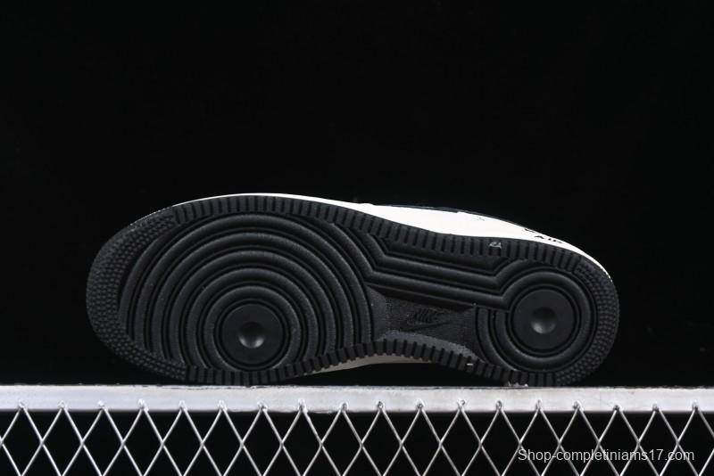 Nike Air Force 1 '07 Low Supreme Collaboration Casual Sneakers in Beige Black Red - BB7518-019