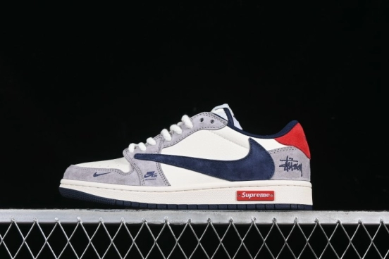 Nike Travis Scott x Fragment Design x Air Jordan 1 Low OG SP AJ1 Retro Sneakers - SJ2068-141