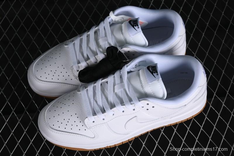 Nike SB Dunk Low Casual Skate Shoes with White and Gum Sole - 311369-100
