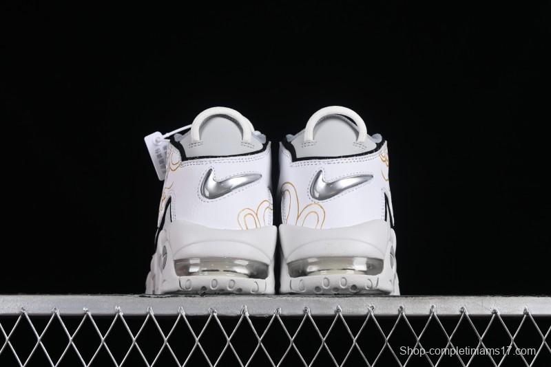 Nike Air More Uptempo 96 QS Scottie Pippen OG Series Classic High Street Versatile Casual Sports Culture Basketball Shoes - FB3021-001