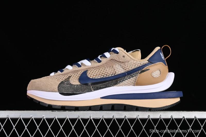 Nike Sacai VaporWaffle 3.0 Deconstructed Running Shoes with Layered Sole - CV1363-102