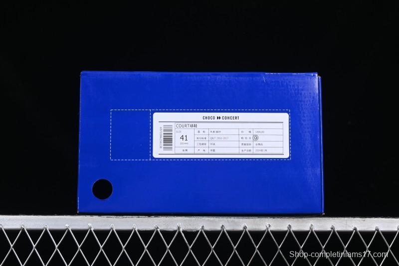 Choco Concert Leather Round Square Asymmetric Fashion Sneakers Black - AJE5