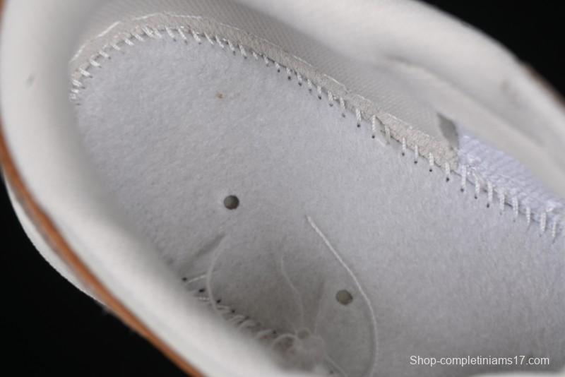 Nike Travis Scott x Fragment Design x Air Jordan 1 Low OG SP AJ1 Mocha Gold Low-top Casual Sneakers - DM7866-040