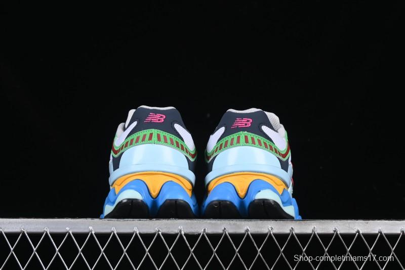 New Balance 9060 Retro Casual Running Sneakers with ABZORB Cushioning Technology - U9060NBN