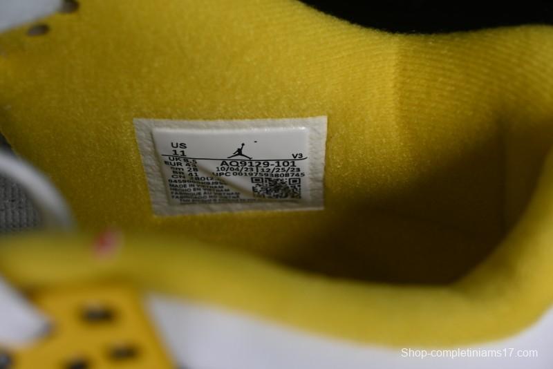 Nike Air Jordan 4 Retro Vivid Sulfur Basketball Shoes - AQ9129-101