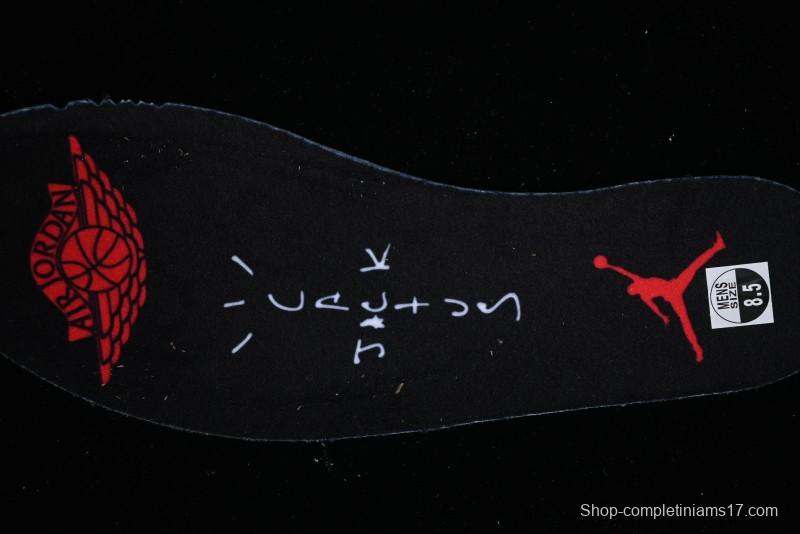 Nike Travis Scott x Air Jordan 1 Low OG AJ1 Reverse Swoosh Sneakers - DM7866-200