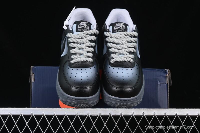 Nike Air Force 1 '07 Low Night Storm Custom Casual Sneakers for Autumn Winter - YD2425-101