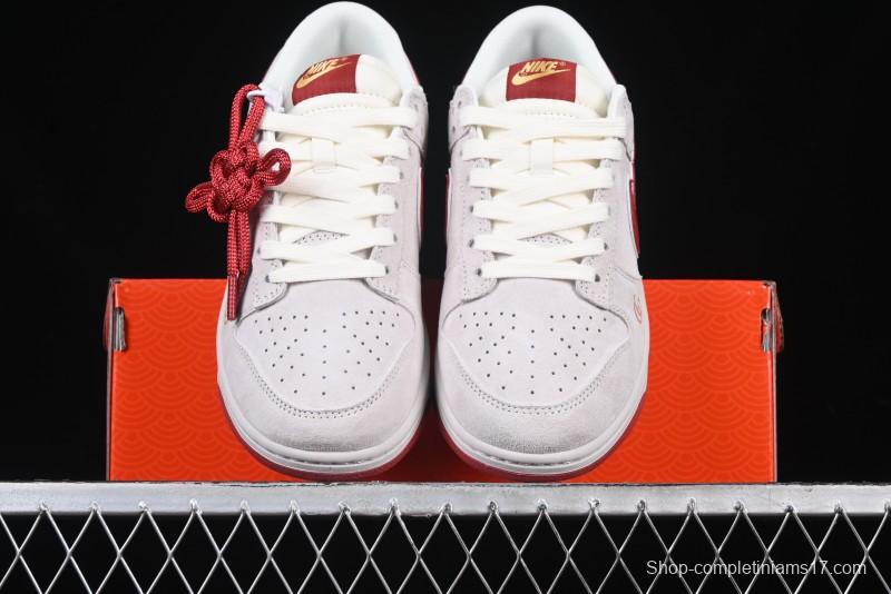 Nike SB Dunk Low Gucci Collaboration Red Snake Anniversary High-End Custom Low-Top Casual Sneakers - XX3168-111