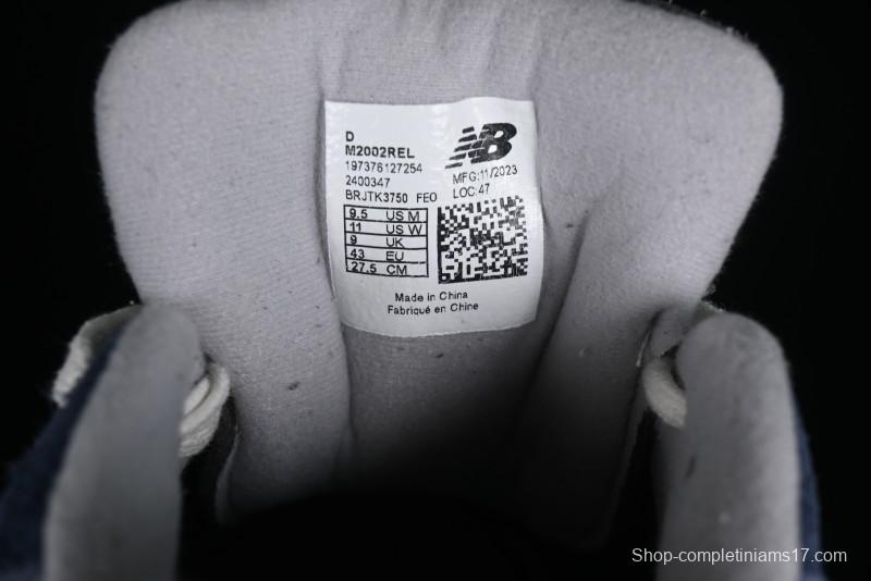 New Balance 2002 Series Retro Casual Running Shoes with Upgraded N-ERGY Cushion - M2002REL