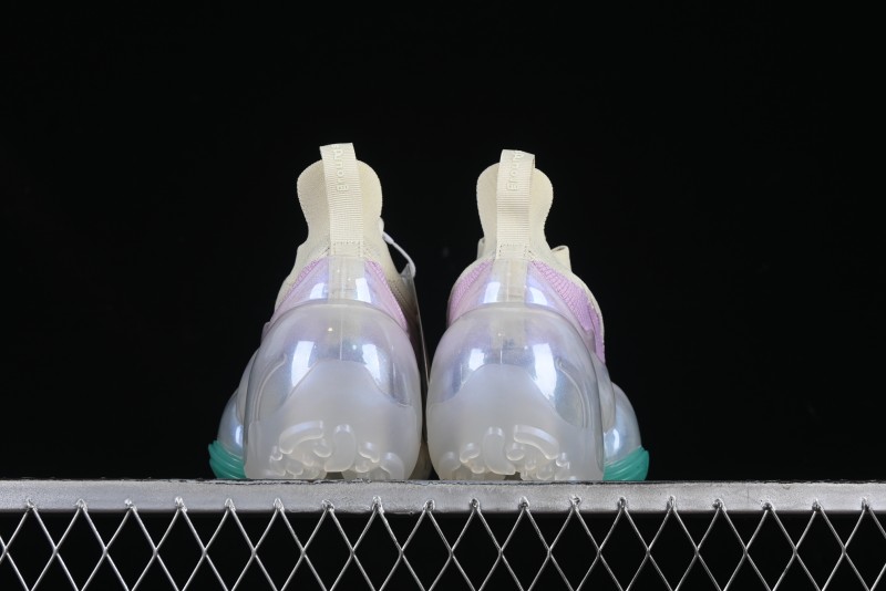 Grounds Big Bubble High Platform Sneakers in Cream Lilac - AJE5
