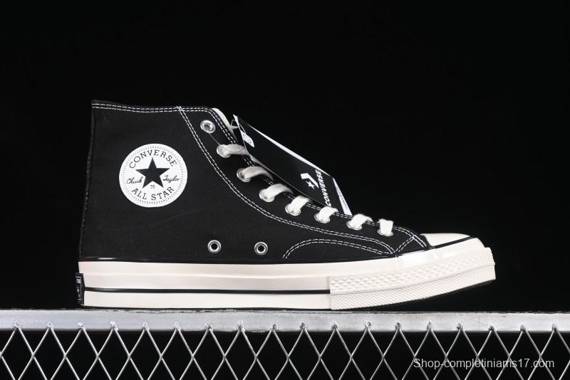 Converse Chuck 1970s High-Top Casual Canvas Sneakers with Classic Graffiti Limited Edition Three-Star Logo - 162050C