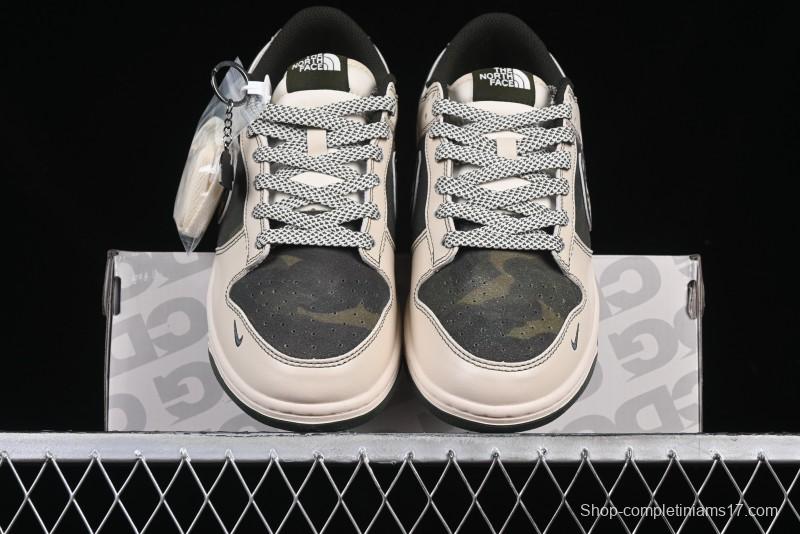Nike SB Dunk Low The North Face x CDG Anniversary High-End Custom Low-Top Casual Sneakers - DM6868-015