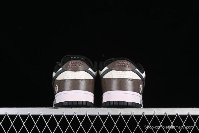 Nike Dunk Low Panda Prank Street Racing Electro Rust Distressed SB Strap Low-Top Casual Sneakers - DD1391-100