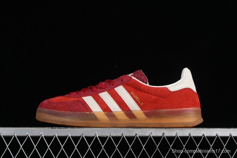Adidas Originals Gazelle Indoor IE1051 Retro Casual Slip-Resistant Wear-Resistant Low-Top Sneakers