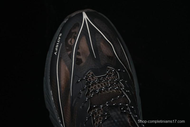 HOKA ONE ONE Satisfy Running Mafate Trail Low-Cut Cushioned Outdoor Hiking Shoes - 1157050 COFF