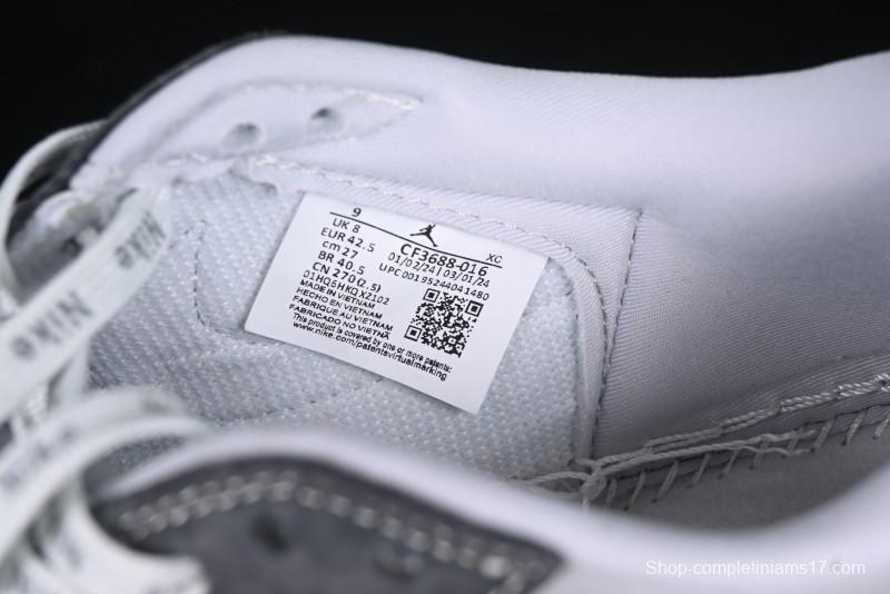 Nike Travis Scott x Fragment Design x Air Jordan 1 Low OG SP AJ1 Retro Sneakers in Traffic Grey - CF3688-055