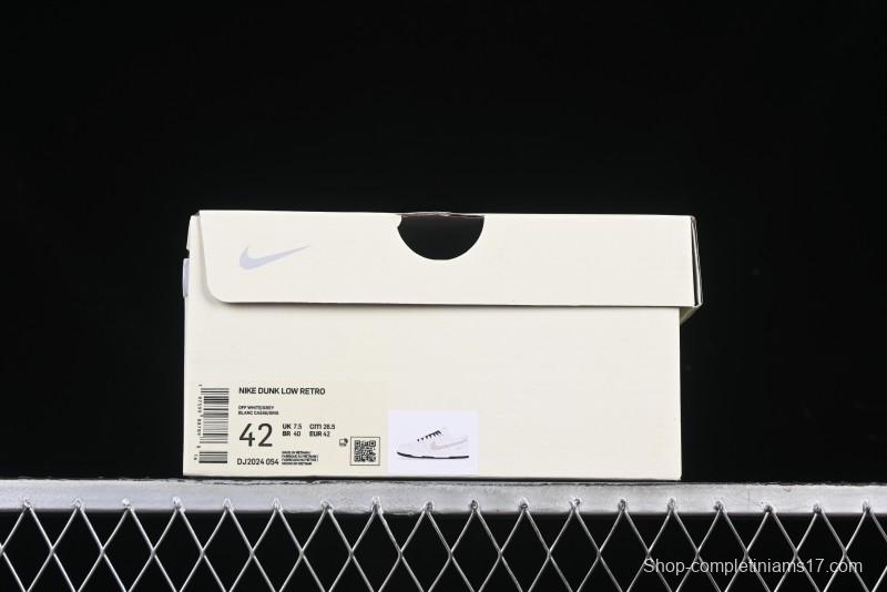 Nike SB Dunk Low Stussy Collaboration Barcode Embroidery Grey Hook Anniversary Custom Low-Top Casual Skate Shoes - DJ2024-054