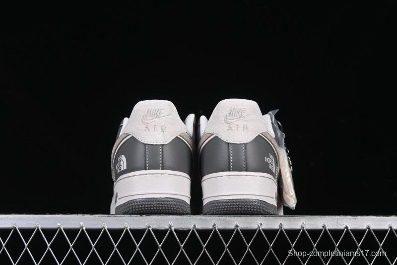 Nike Air Force 1 '07 Low North Face Collaboration Light Grey Two-Tone Low-Top Casual Sneakers - DM6688-046
