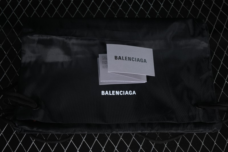 Balenciaga Monday Leather Round Toe Lace-Up Low-Top Casual Shoes - WDTSC1000