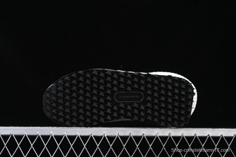 Golden Goose Marathon Silver Comfortable Low-Top Lifestyle Sneakers - X.E5