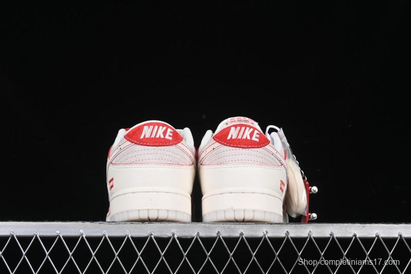 Nike SB Dunk Low Supreme Collaboration Anniversary Custom Low-Top Casual Sneakers - DM6868-033
