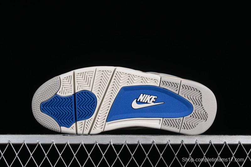 Nike Air Jordan 4 Retro Basketball Shoes Blastoise Collaboration - 308797-105