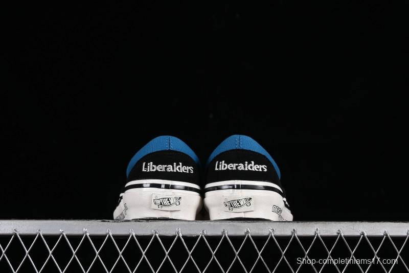 Vans Slip-On x Liberaiders Origami Checkerboard Low-Top Casual Sneakers - VN000V0SAPK