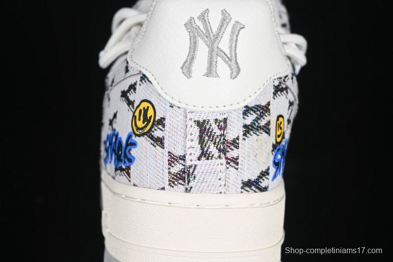 Nike Air Force 1'07 Low Hip Hop MLB Casual Lace-Up Sneakers - BD0077-333