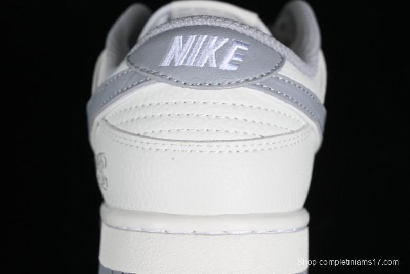 Nike SB Dunk Low NYC Collaboration Light Gray Low-Top Casual Skate Shoes - NC2103-302