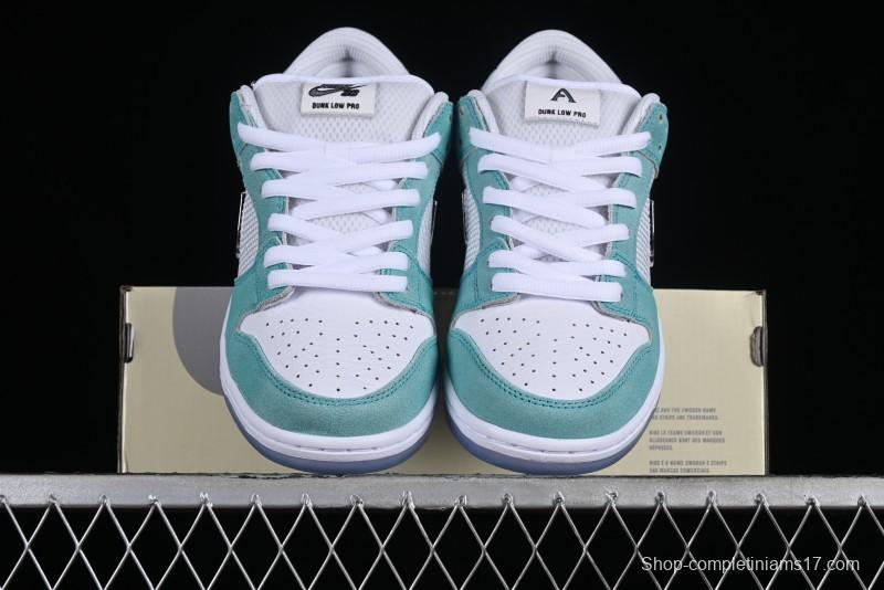 Nike April Skateboards SB Dunk Low Collaboration Frozen Rose SB Shattered Backboard Casual Skate Shoes - FD2562-400