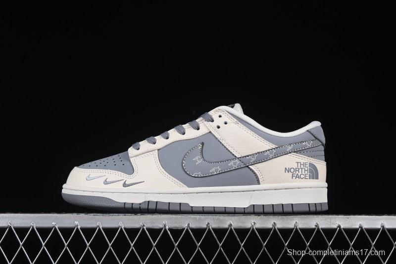 Nike SB Dunk Low The North Face Collaboration Anniversary High-End Custom Low-Top Casual Skate Shoes - KK1333-018