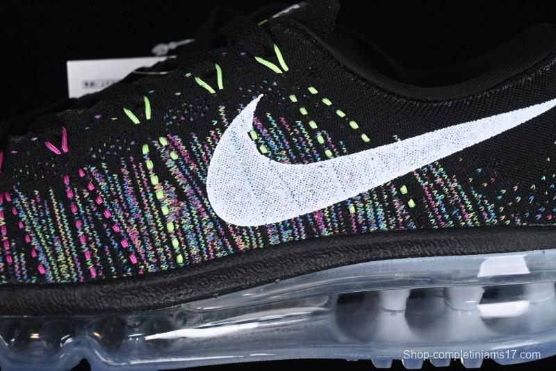 Nike Air Max Flyknit 2014 Running Shoes with Full-Length Air Cushion - 620469-015