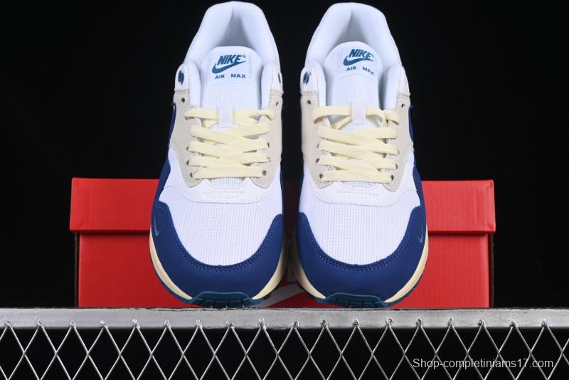 Nike Air Max 1 Retro Running Shoes with Half-Sole Air Cushion - FQ8048-133