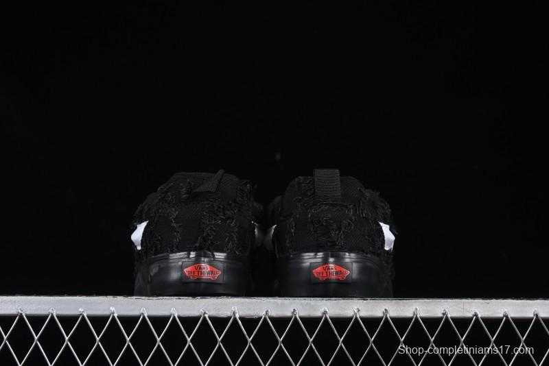 Vans Vault OG Era LX "Distressed Black" Premium Skate Sneakers