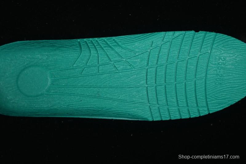 NY Yankees Black Leather Sneakers with Bold Orange Logo