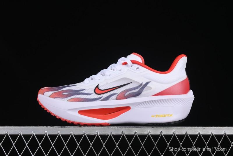 Nike Zoom Fly 6 Lightweight Responsive Running Shoes with Flyknit and Carbon Fiber Plate - HQ3498-100