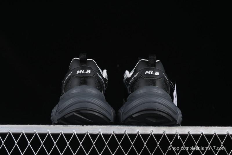 New York Yankees MLB Winner Chunky Height Increasing Thick Sole Running Shoes - 3ASHWD15N50BKS