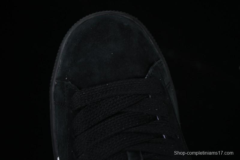 PUMA Suede XL Classic Men's Sneakers - Black with Metallic Silver Accents